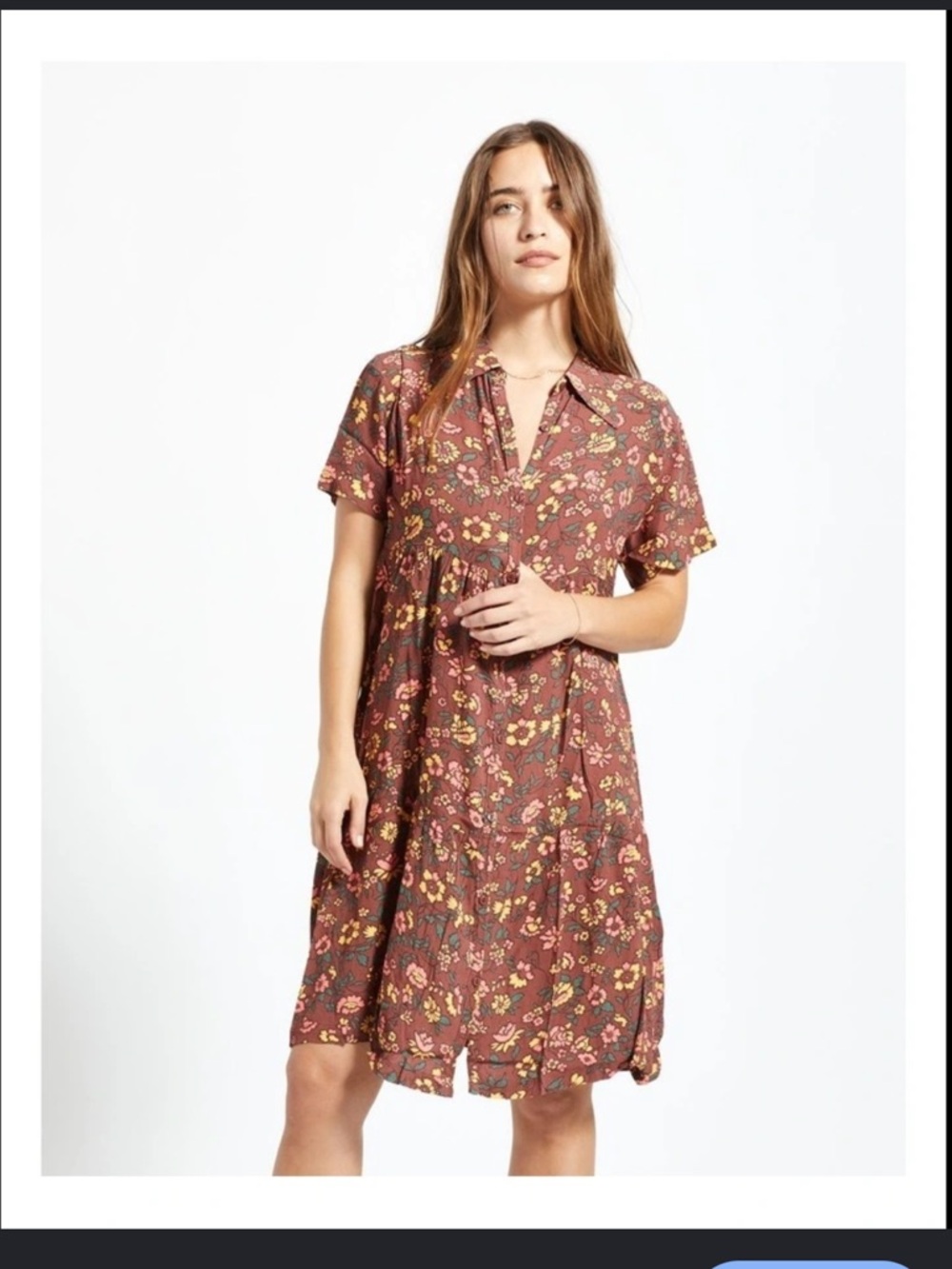 Brixton Beauford Dress Rum Raisin in Brown Medium